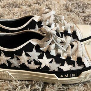 Amiri Stars Court Low Black Sneakers Men